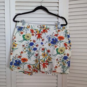 New Talbots Floral Shorts
